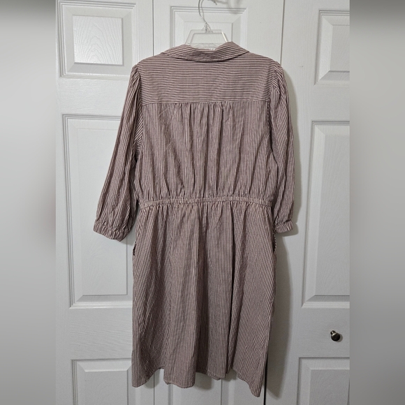 Torrid Striped Dress with Pockets, Torrid Size 1, Cotton Blend, EUC - Picture 2 of 8